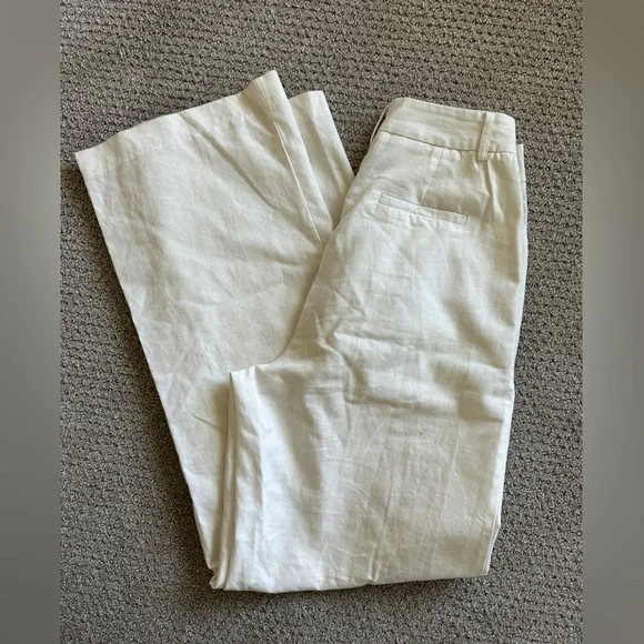 Princess Polly Cream Linen Trousers – Women’s Size 4 (US) - Picture 3 of 3